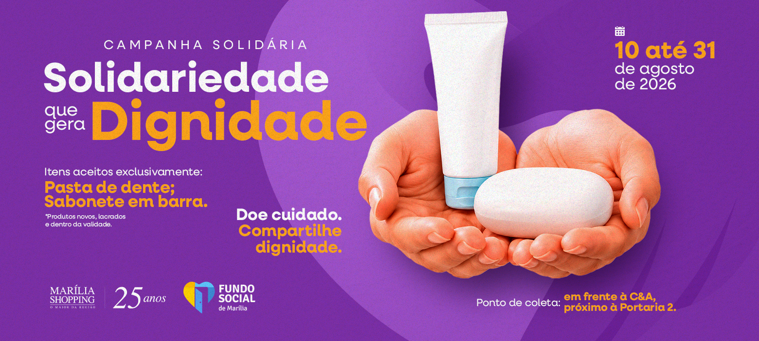 Banner no Marília Shopping
